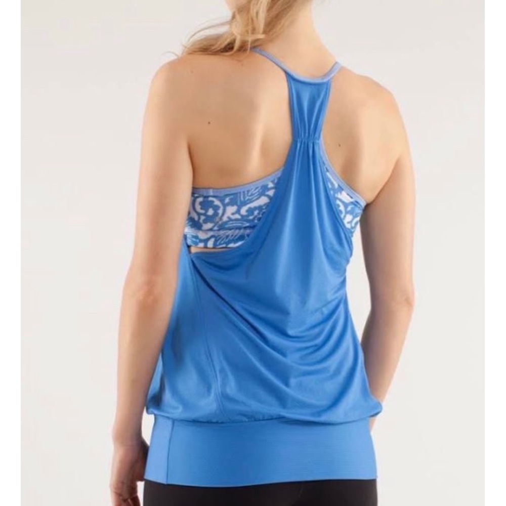 Lululemon Athletica Tank Top Blue Sz 4